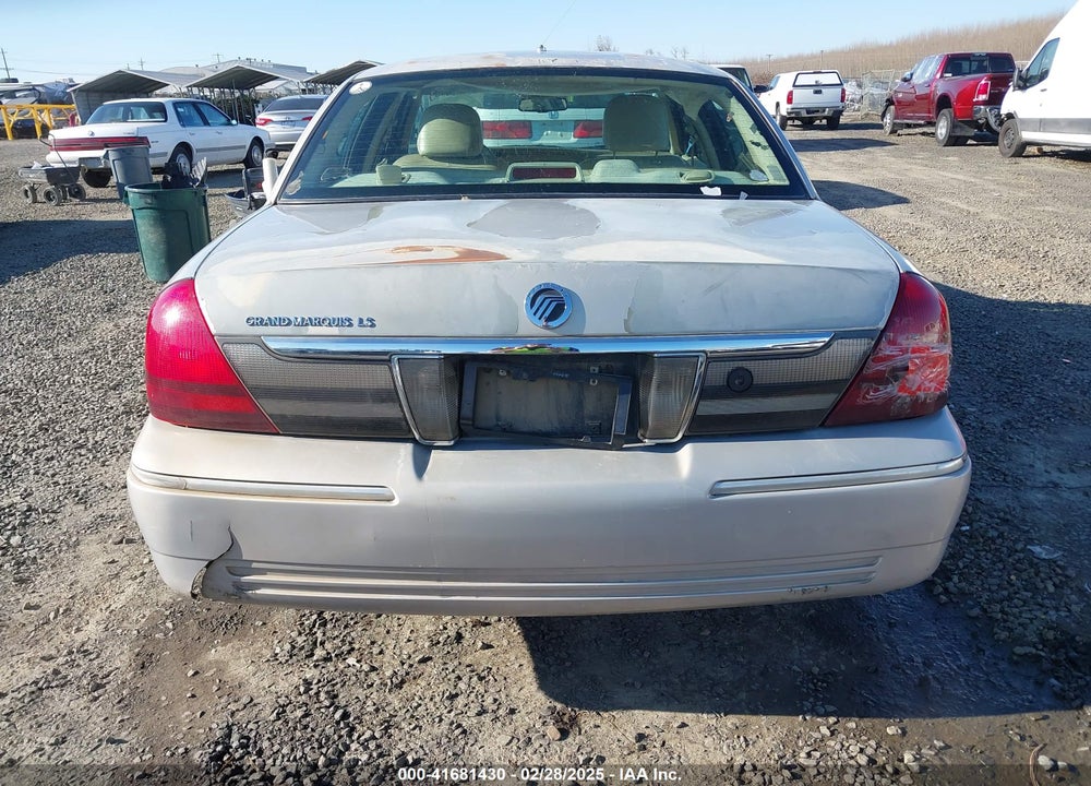 2006 MERCURY GRAND MARQUIS LS VIN: 2MEFM75V56X624333