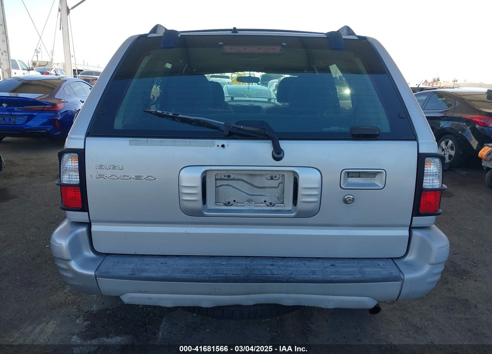 2001 ISUZU RODEO LS 3.2L V6/LSE 3.2L V6/S 3.2L V6 VIN: 4S2CK58W614361048