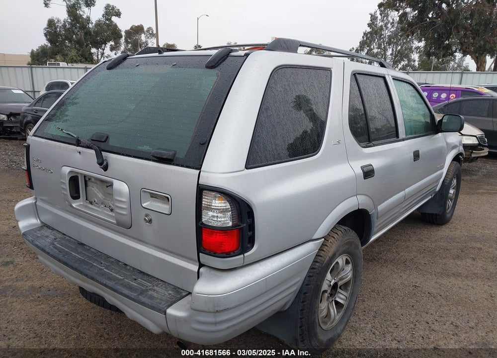 2001 ISUZU RODEO LS 3.2L V6/LSE 3.2L V6/S 3.2L V6 VIN: 4S2CK58W614361048
