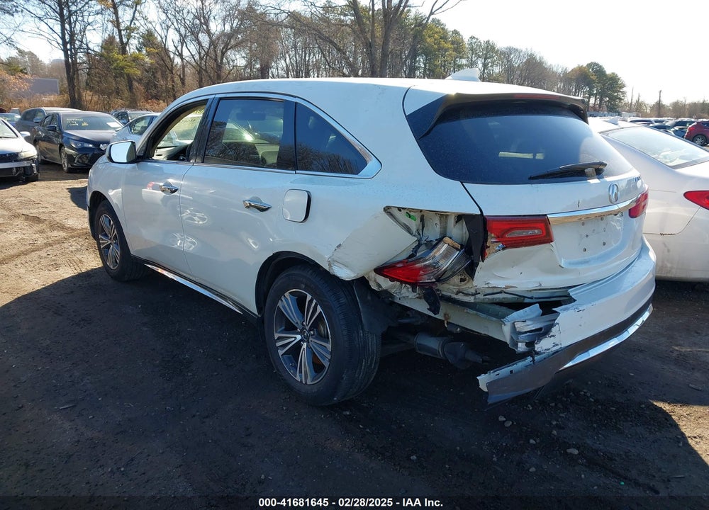 2017 ACURA MDX VIN: 5FRYD3H39HB001165