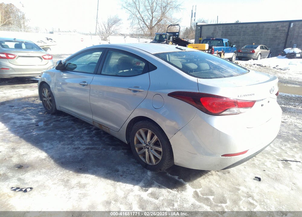 2016 HYUNDAI ELANTRA VIN: KMHDH4AE0GU576018