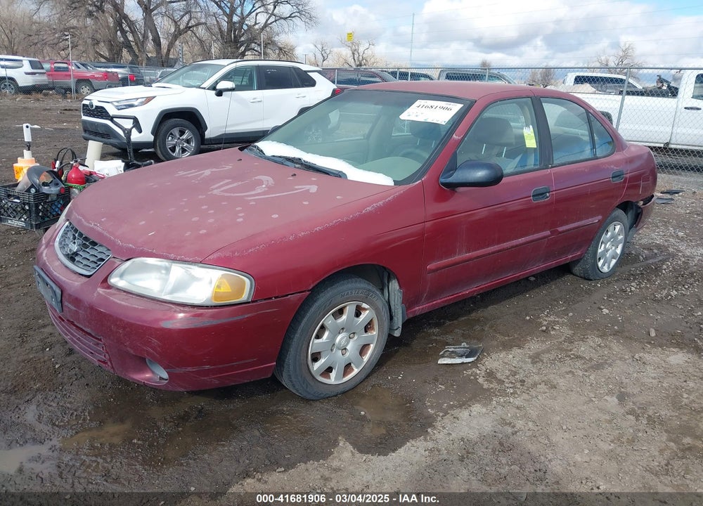 2001 NISSAN SENTRA XE VIN: 3N1CB51D71L471608