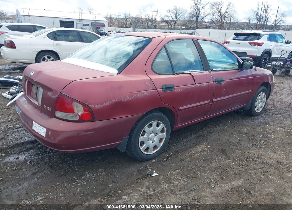 2001 NISSAN SENTRA XE VIN: 3N1CB51D71L471608