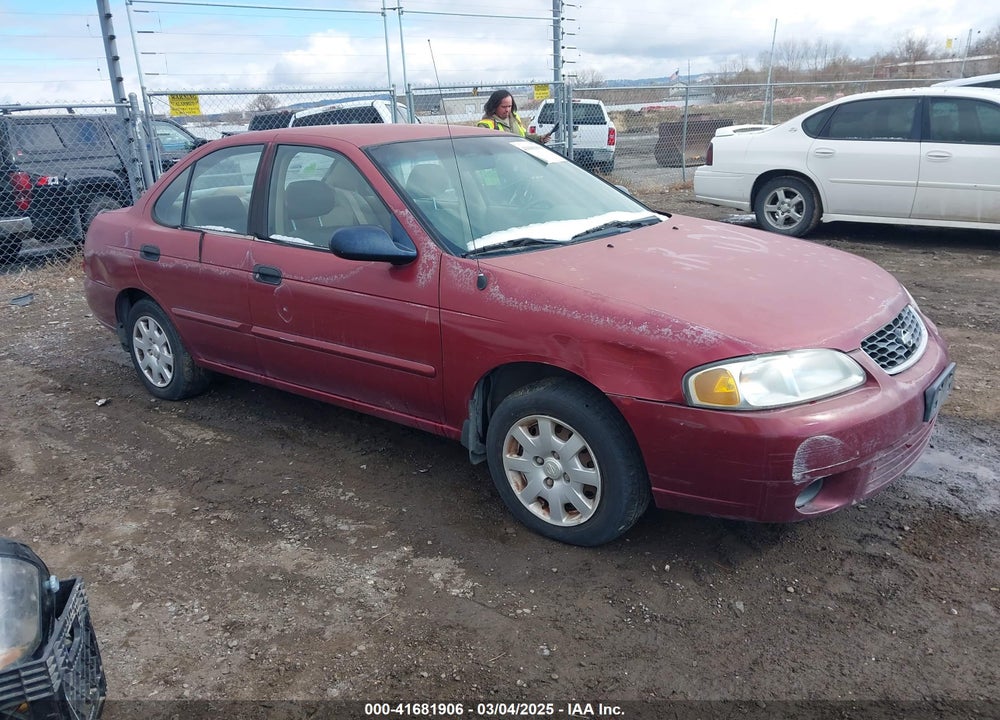 2001 NISSAN SENTRA XE VIN: 3N1CB51D71L471608