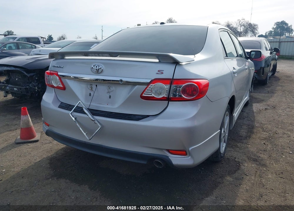 2012 TOYOTA COROLLA S VIN: 2T1BU4EE1CC825130