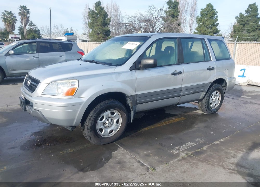 2003 HONDA PILOT LX VIN: 2HKYF18133H541636