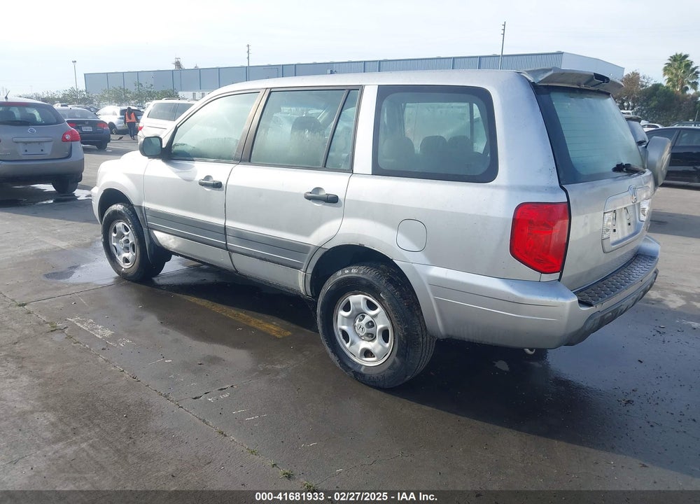 2003 HONDA PILOT LX VIN: 2HKYF18133H541636
