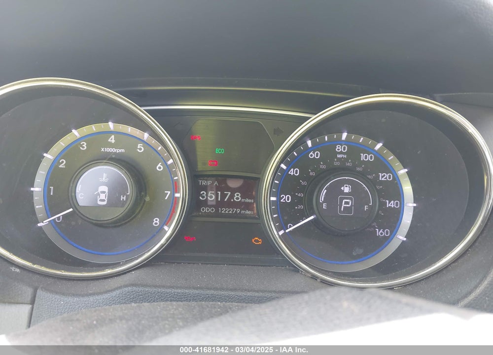 2013 HYUNDAI SONATA VIN: 5NPEB4AC7DH608316