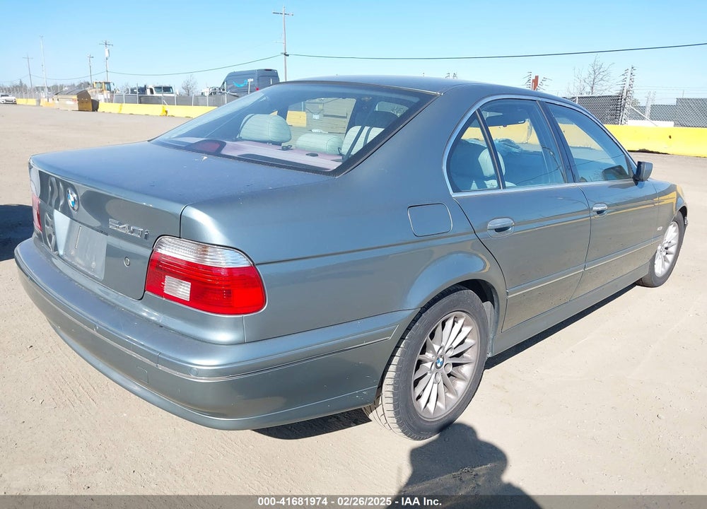 2002 BMW 540IA VIN: WBADN63422GN87250