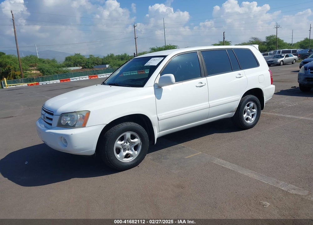 2002 TOYOTA HIGHLANDER VIN: JTEGD21A520044810