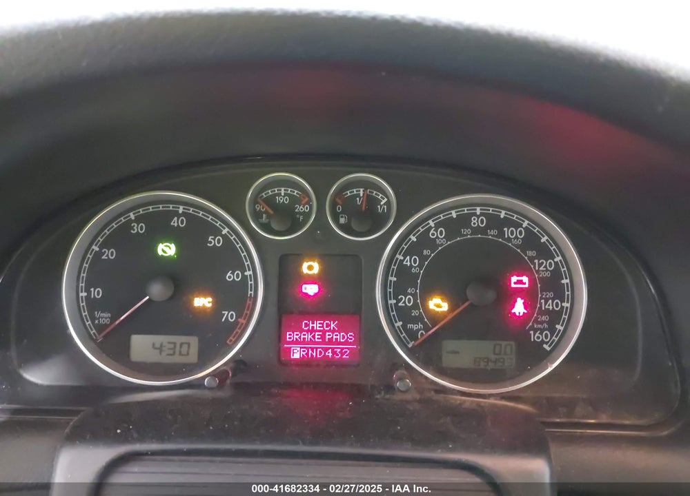 2004 VOLKSWAGEN PASSAT GLS VIN: WVWPD63B24E132950