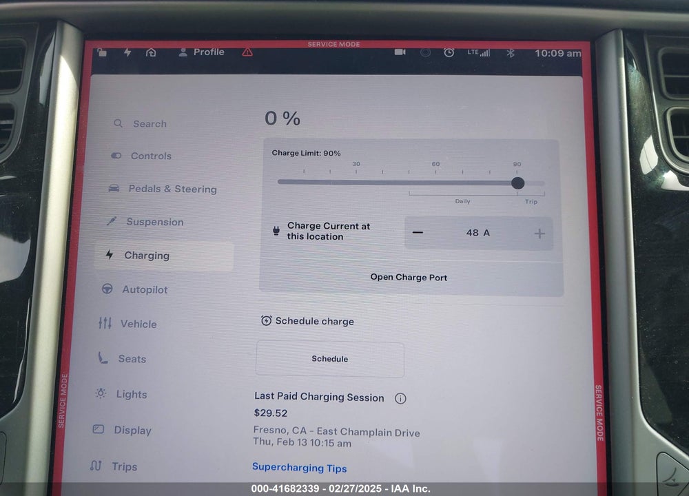 2021 TESLA MODEL X VIN: 5YJXCBE28MF316085