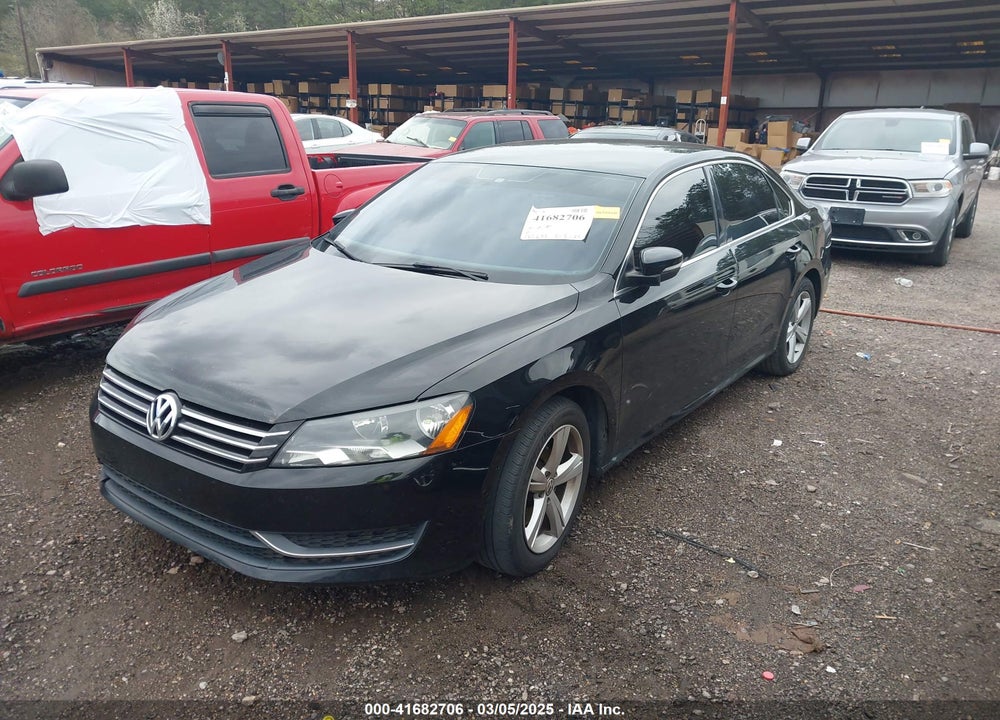 2014 VOLKSWAGEN PASSAT VIN: 1VWBT7A36EC093451