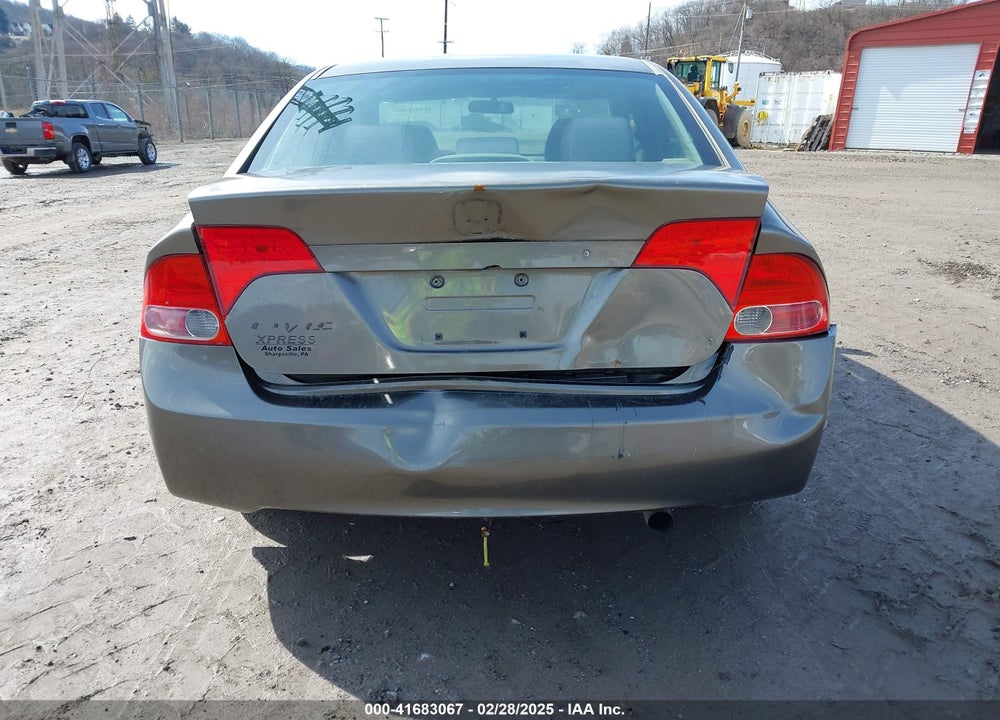 2006 HONDA CIVIC VIN: 2HGFA16826H520295