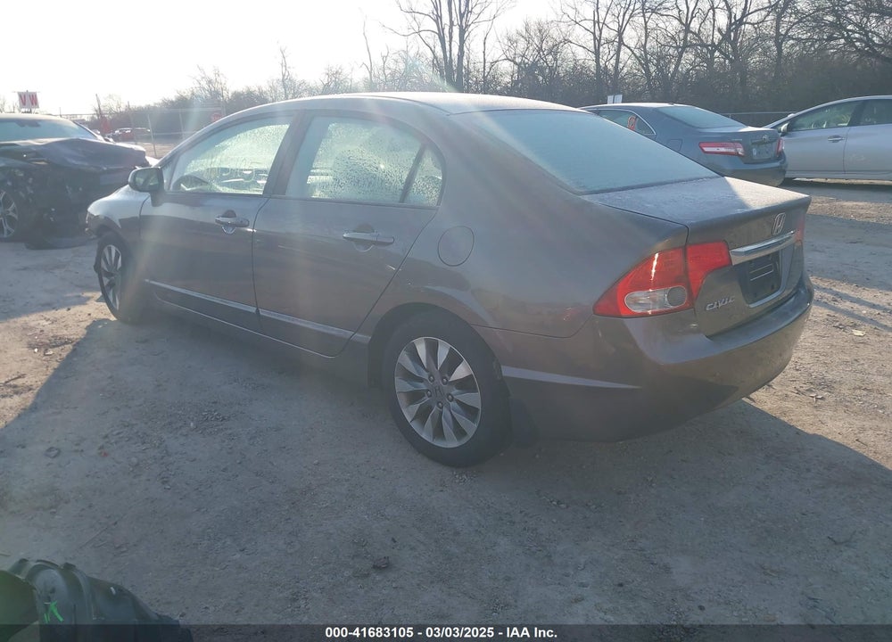 2009 HONDA CIVIC EX VIN: 1HGFA16819L005635