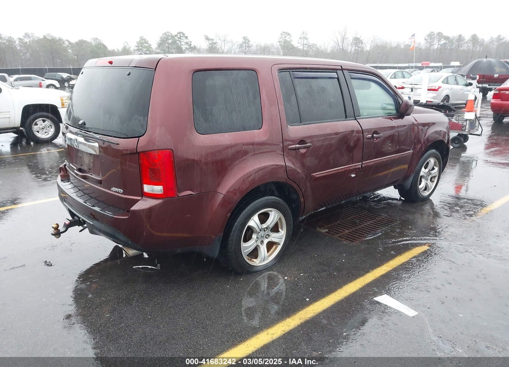 2012 HONDA PILOT EX VIN: 5FNYF4H40CB049737