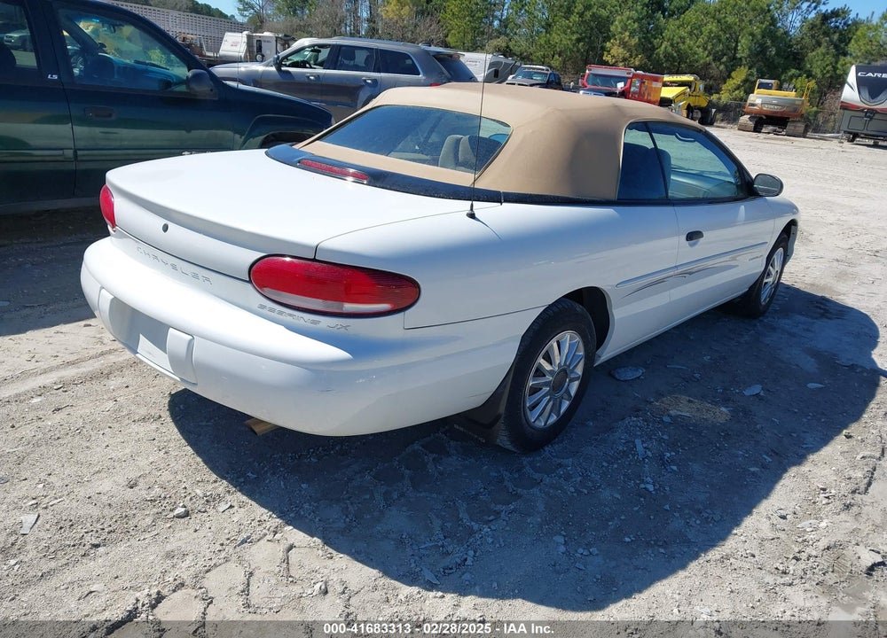 1996 CHRYSLER SEBRING JX VIN: 3C3EL45X2TT307062