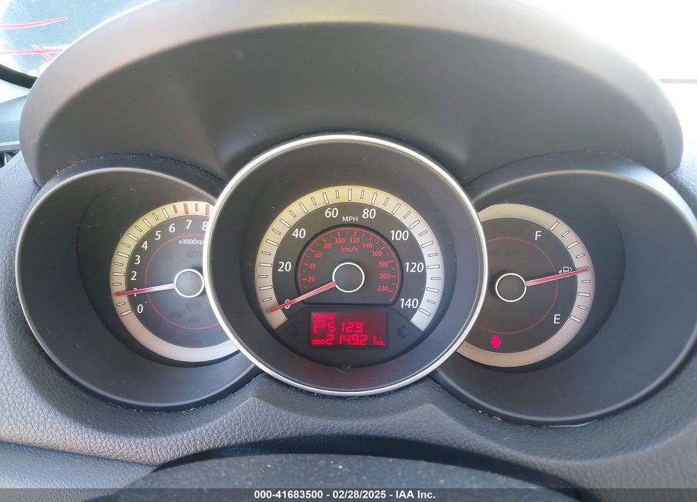 2011 KIA FORTE VIN: KNAFU4A27B5375814