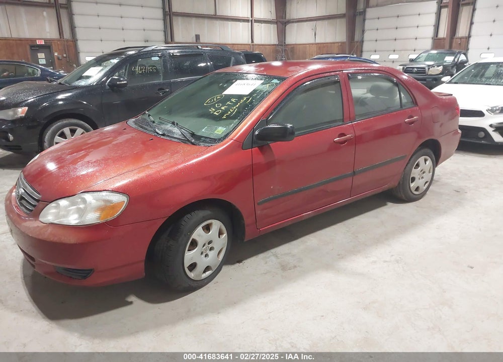 2003 TOYOTA COROLLA CE VIN: 2T1BR32E43C149370