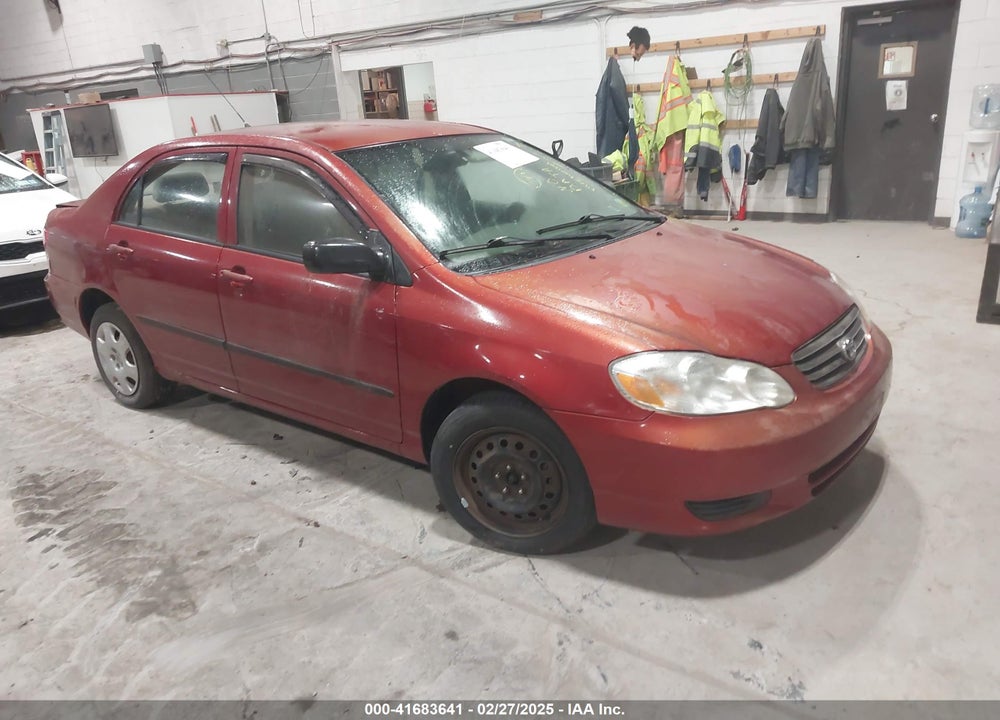 2003 TOYOTA COROLLA CE VIN: 2T1BR32E43C149370