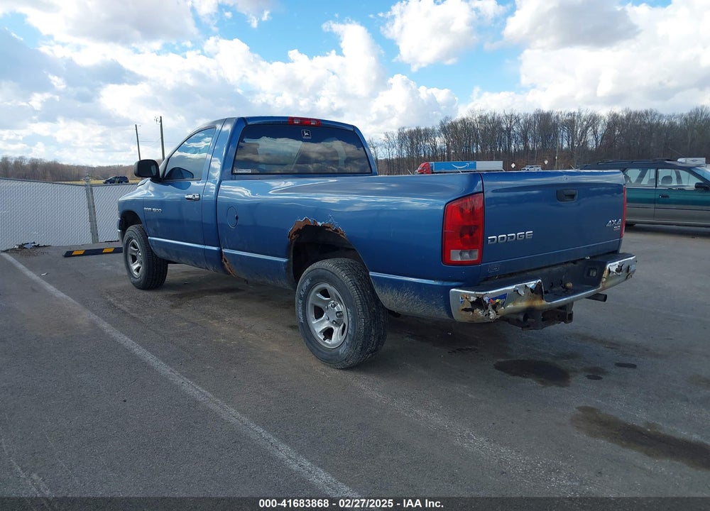 2003 DODGE RAM 1500 SLT/LARAMIE/ST VIN: 1D7HU16D43J595401