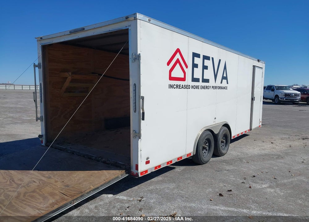 2023 NATIONCRAFT 20FT ENCLOSED CARGO VIN: 7PVBE2029PD004904