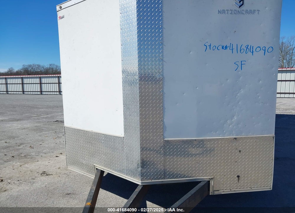 2023 NATIONCRAFT 20FT ENCLOSED CARGO VIN: 7PVBE2029PD004904