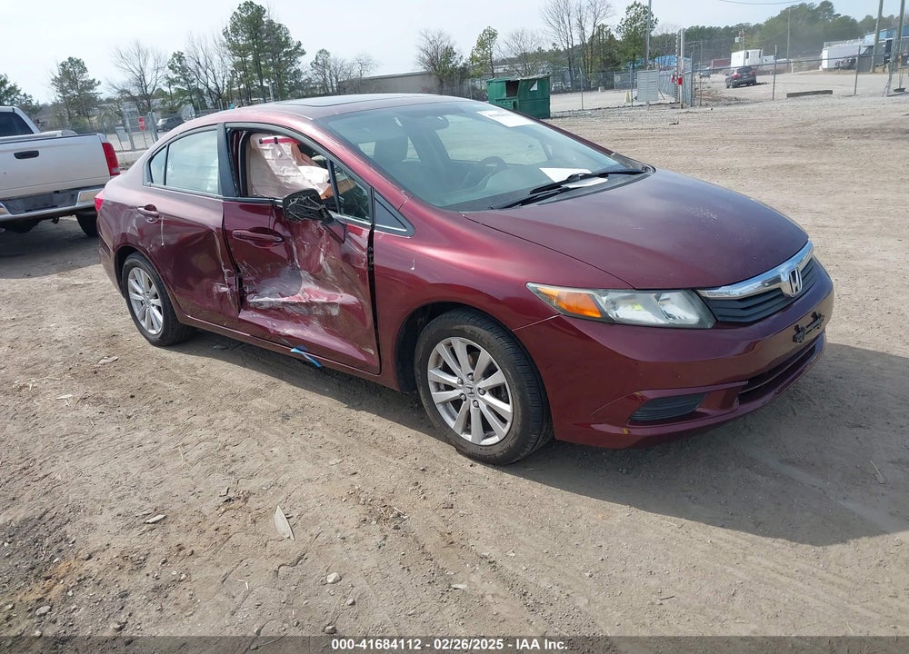 2012 HONDA CIVIC EX VIN: 2HGFB2F85CH549417