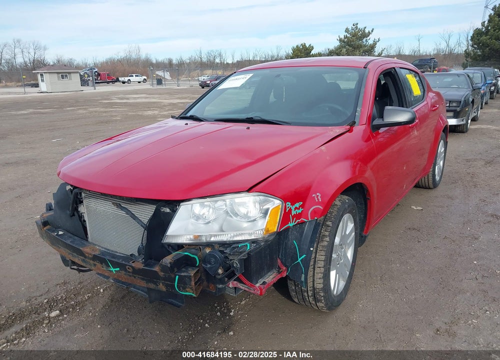 2014 DODGE AVENGER VIN: 1C3CDZAB3EN116619