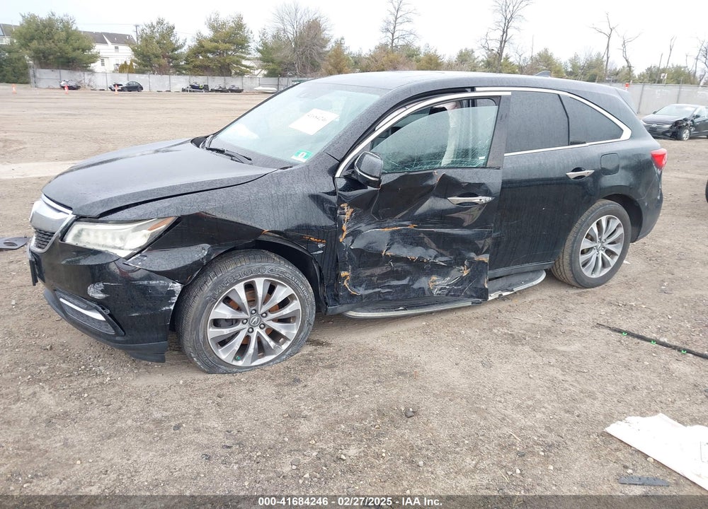 2015 ACURA MDX VIN: 5FRYD4H49FB028801