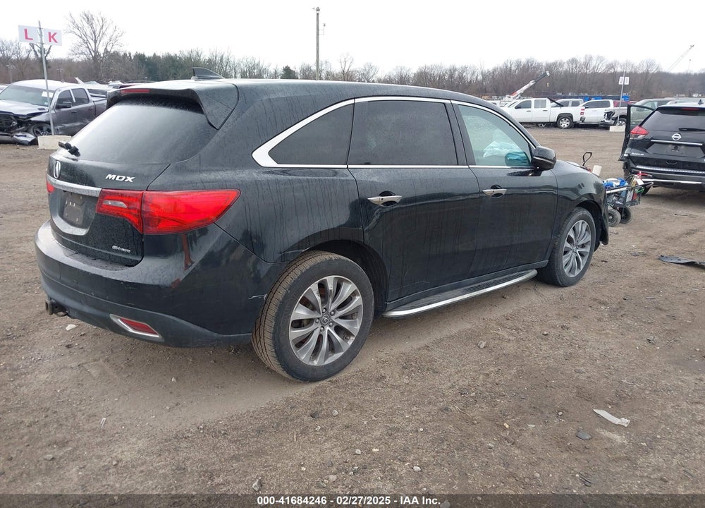 2015 ACURA MDX VIN: 5FRYD4H49FB028801