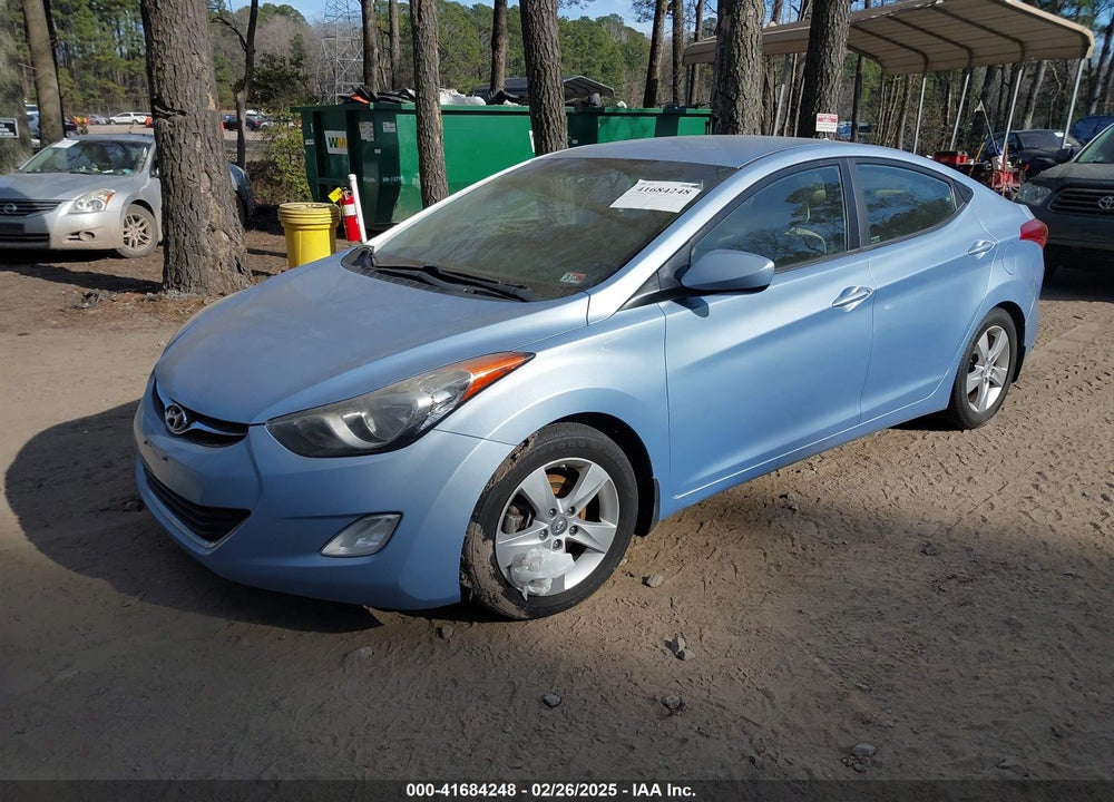 2013 HYUNDAI ELANTRA GLS VIN: KMHDH4AE0DU495418