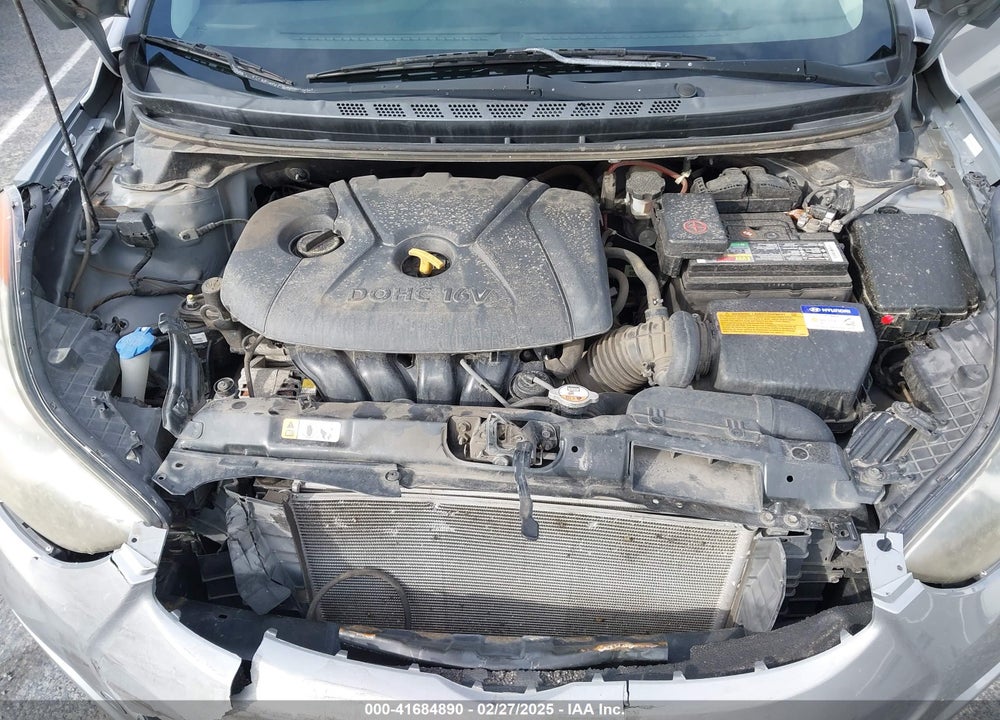 2013 HYUNDAI ELANTRA VIN: KMHDH4AE0DU891381
