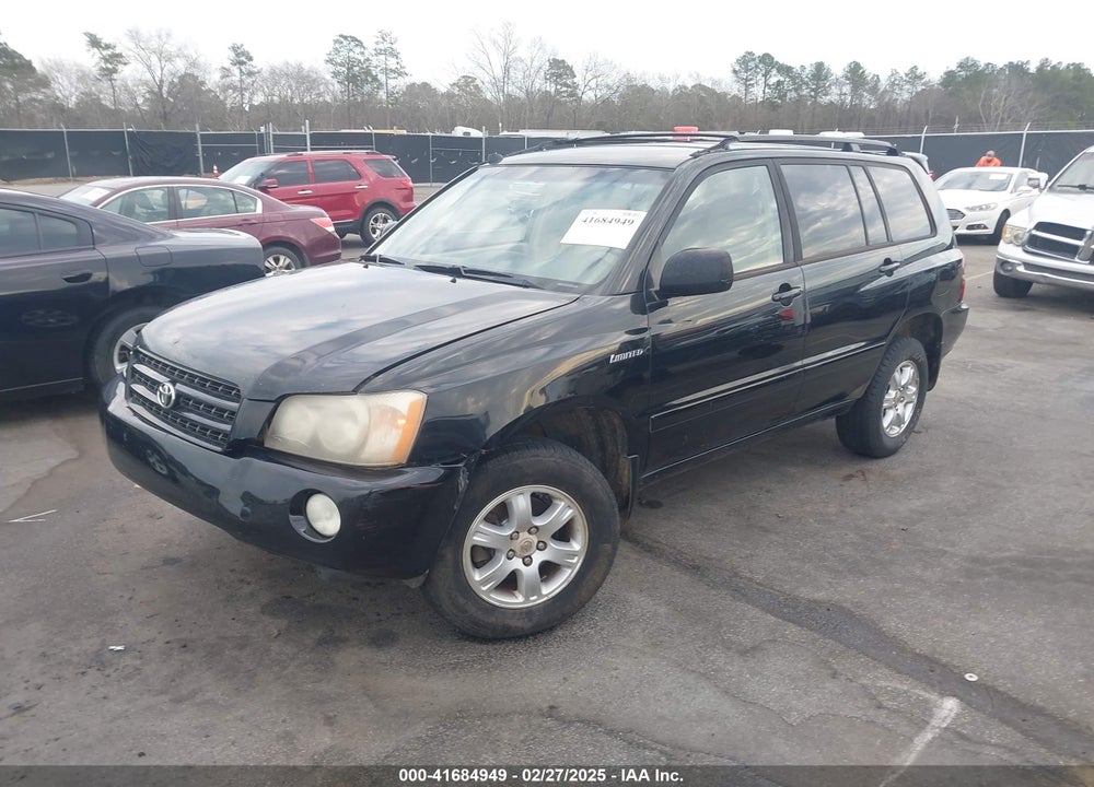 2002 TOYOTA HIGHLANDER LIMITED V6 VIN: JTEHF21A120042728