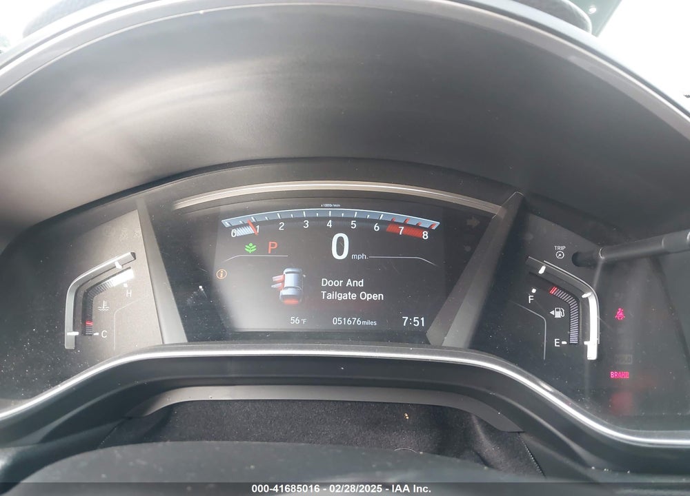 2019 HONDA CR-V TOURING VIN: 2HKRW2H9XKH623023