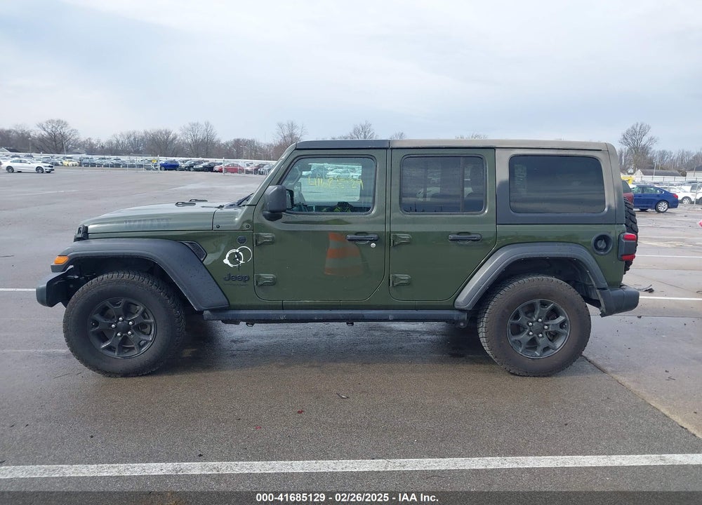 2021 JEEP WRANGLER UNLIMITED WILLYS 4X4 VIN: 1C4HJXDG6MW743152