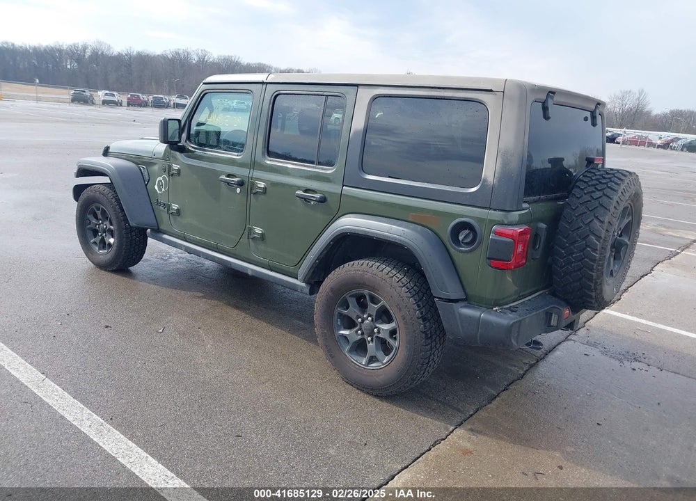 2021 JEEP WRANGLER UNLIMITED WILLYS 4X4 VIN: 1C4HJXDG6MW743152