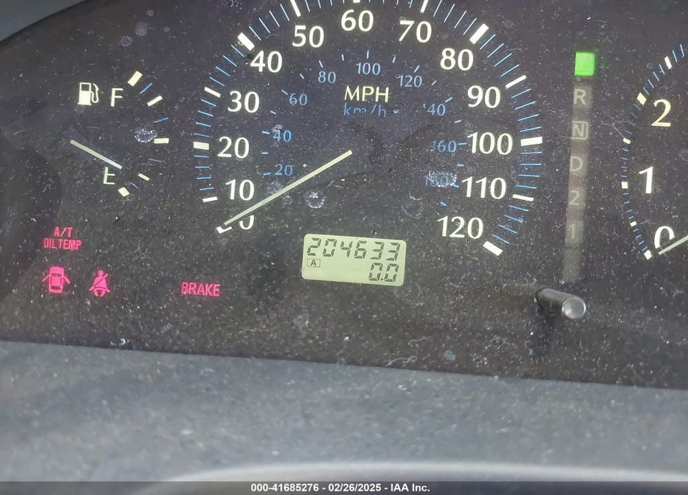 2001 INFINITI QX4 LUXURY VIN: JNRDR09Y11W220438