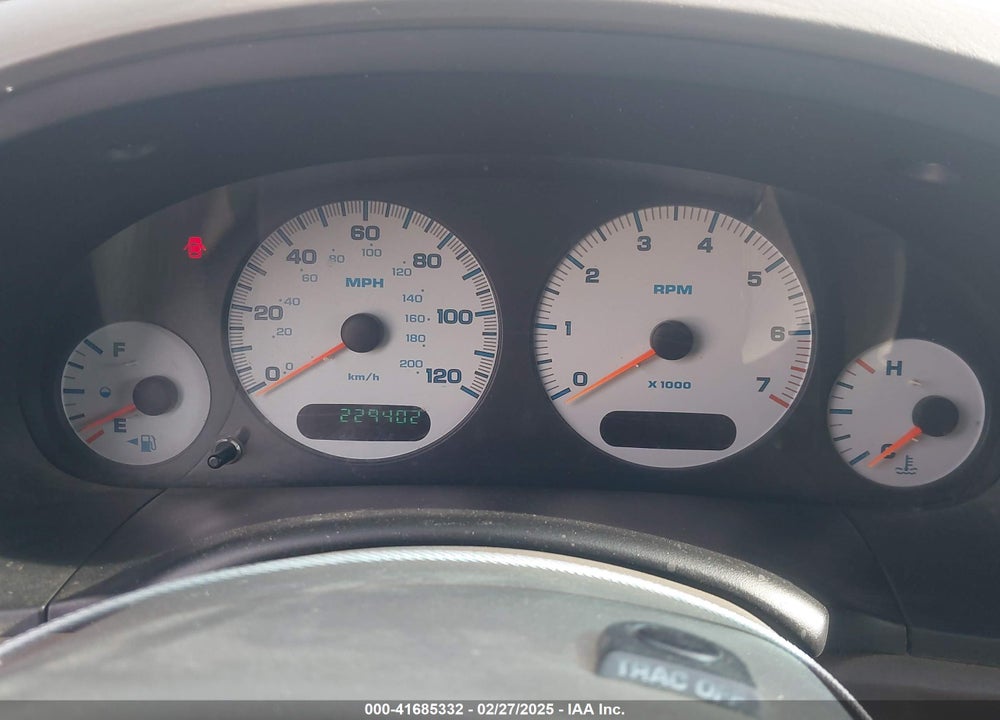 2002 DODGE GRAND CARAVAN EX VIN: 2B8GP74L12R522101