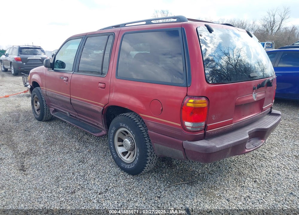 1998 MERCURY MOUNTAINEER VIN: 4M2ZU55P8WUJ07579