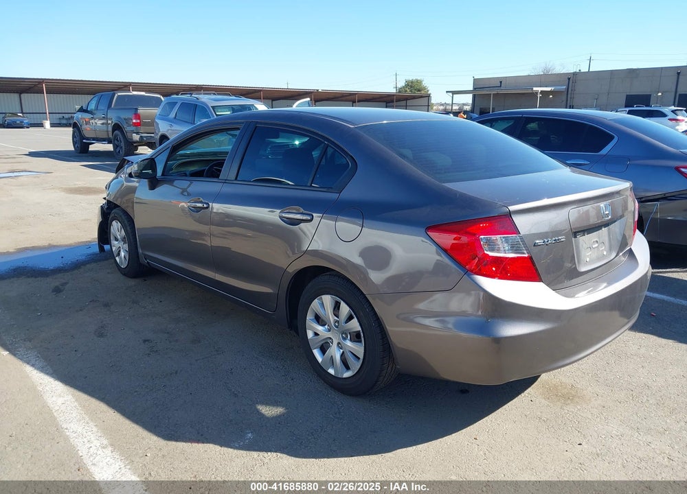 2012 HONDA CIVIC VIN: 19XFB2F53CE359793