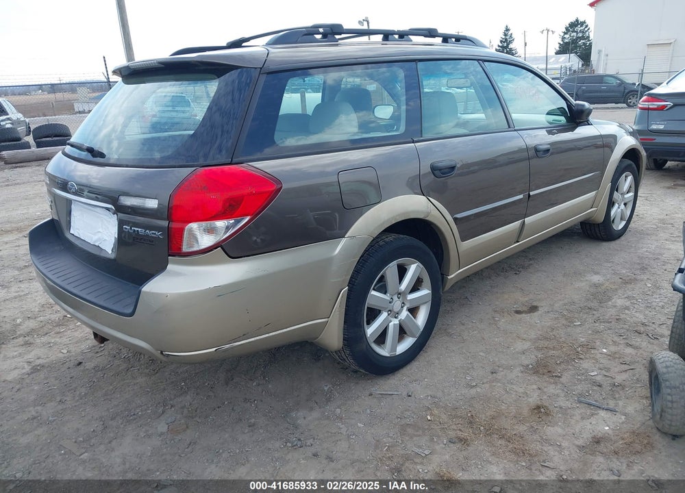2008 SUBARU OUTBACK 2.5I/2.5I L.L. BEAN EDITION VIN: 4S4BP61C287349840