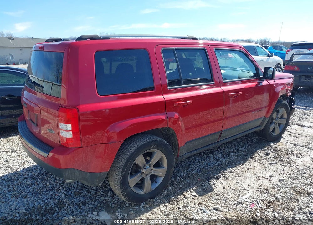 2016 JEEP PATRIOT VIN: 1C4NJRBB5GD786810