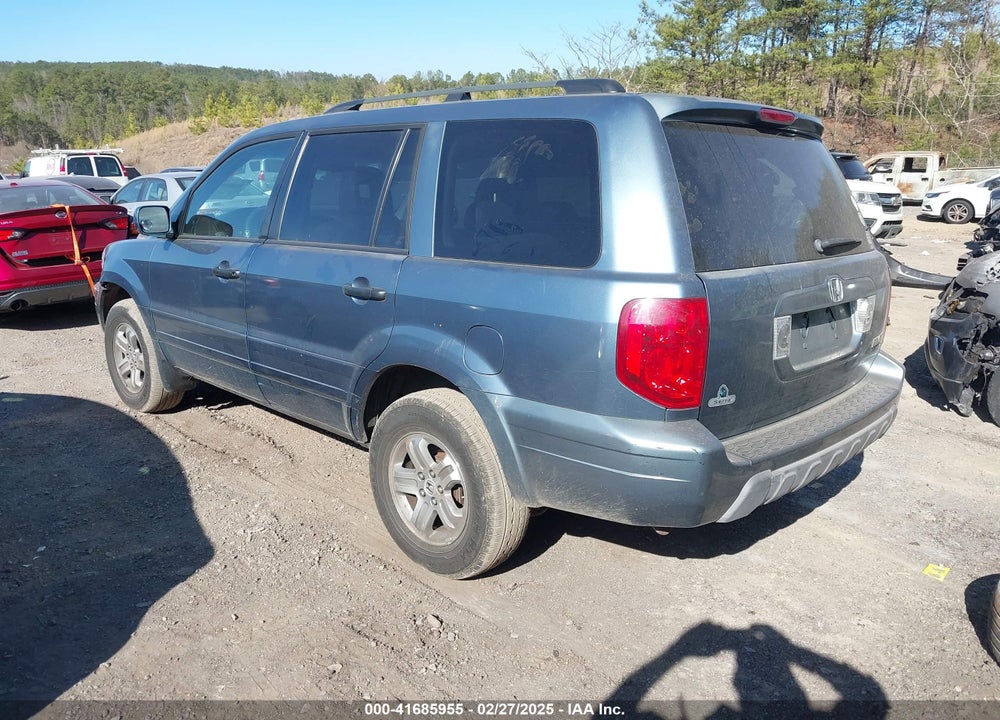 2005 HONDA PILOT EX-L VIN: 2HKYF18775H564103
