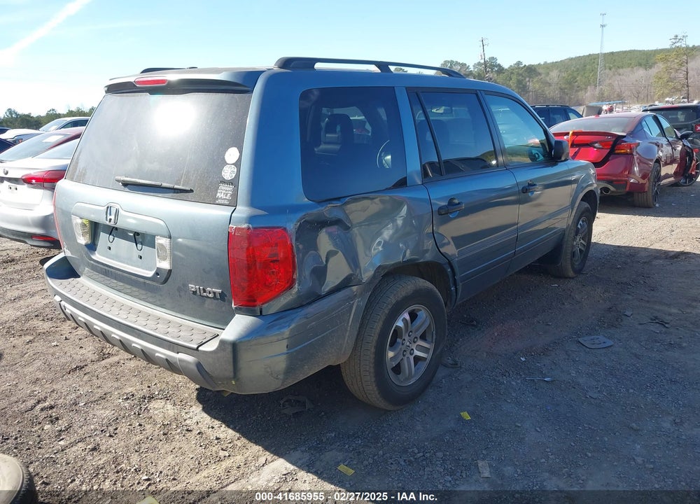 2005 HONDA PILOT EX-L VIN: 2HKYF18775H564103
