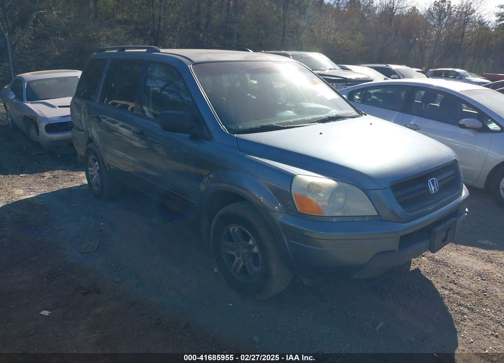 2005 HONDA PILOT EX-L VIN: 2HKYF18775H564103