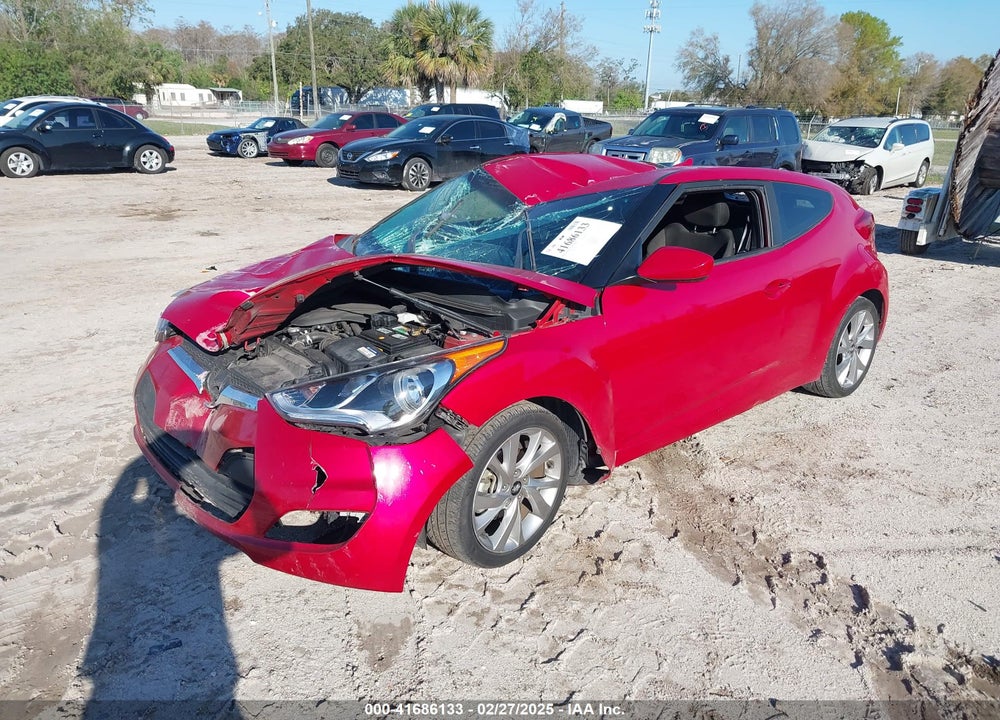 2017 HYUNDAI VELOSTER VIN: KMHTC6AD9HU317655