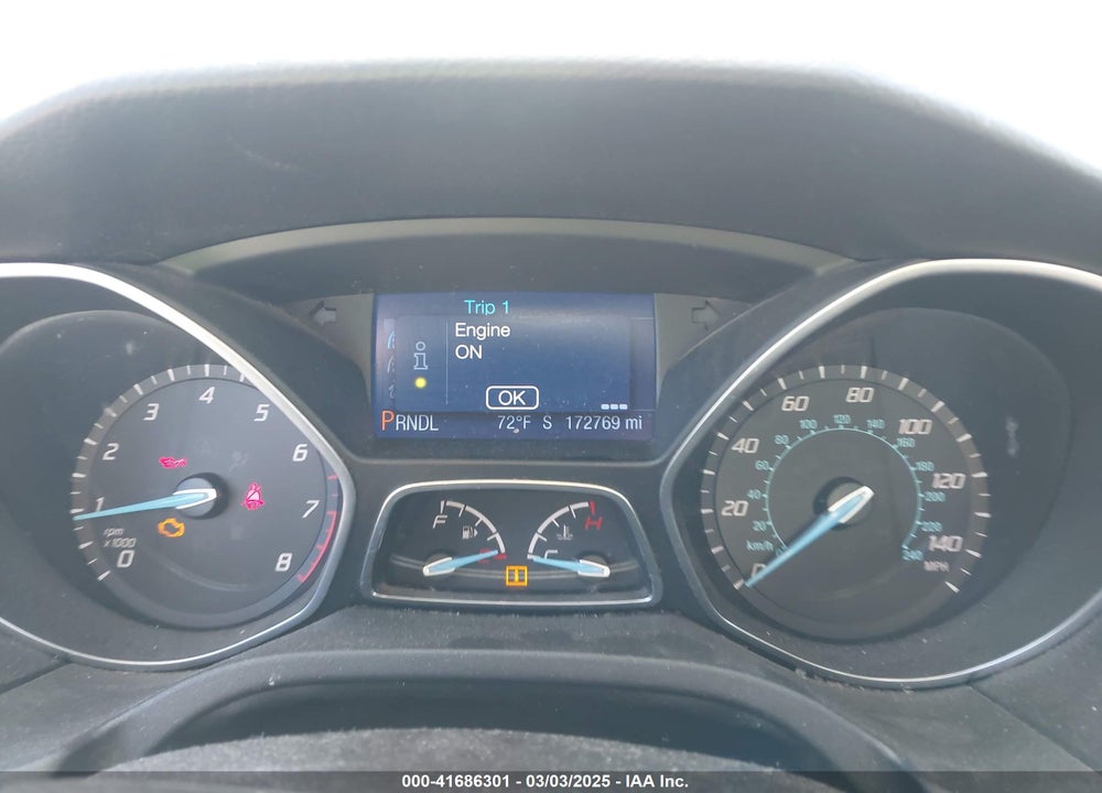 2013 FORD FOCUS VIN: 1FADP3F29DL279692
