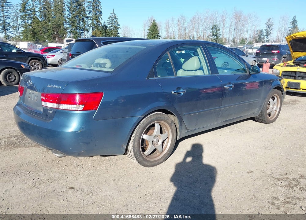2006 HYUNDAI SONATA VIN: 5NPEU46FX6H008017