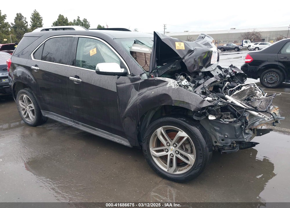 2016 CHEVROLET EQUINOX LTZ VIN: 2GNALDEK6G6272140